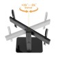 POWERTECH επιτραπέζια βάση τηλεόρασης PT-1328, 37-70", έως 40kg