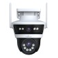 POWERTECH smart κάμερα PT-1340, 3MP, dual lens, WiFi, PTZ, SD, IP65