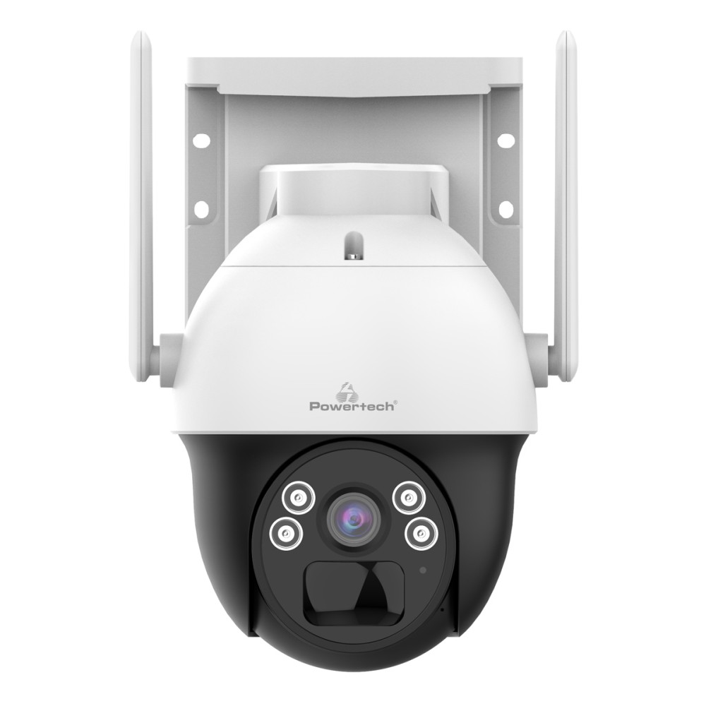 POWERTECH smart ηλιακή κάμερα PT-1341, 4MP, WiFi, PTZ, SD, IP66