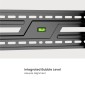 POWERTECH επιτοίχια βάση τηλεόρασης PT-1370, 37-86", έως 75kg, ρυθμιζόμενη κλίση