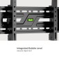 POWERTECH επιτοίχια βάση τηλεόρασης PT-1372, 32-75", έως 75kg, ρυθμιζόμενη κλίση
