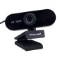 POWERTECH web camera PT-1382, 2MP, 1080p FHD, ρυθμιζόμενη εστίαση, 1.5m, μαύρη