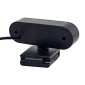 POWERTECH web camera PT-1382, 2MP, 1080p FHD, ρυθμιζόμενη εστίαση, 1.5m, μαύρη