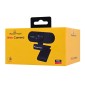 POWERTECH web camera PT-1382, 2MP, 1080p FHD, ρυθμιζόμενη εστίαση, 1.5m, μαύρη