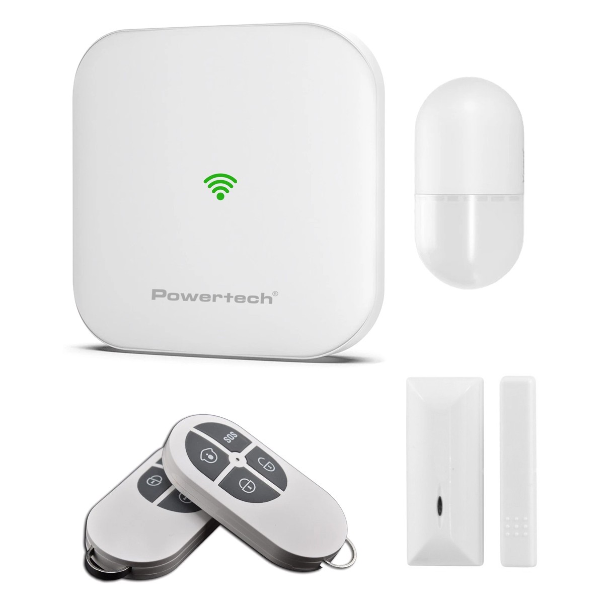 POWERTECH ασύρματο σύστημα συναγερμού PT-1418, WiFi, 4G