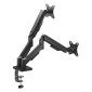 POWERTECH βάση γραφείου για 2x οθόνες PT-1425, 17-32", έως 9kg