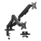 POWERTECH βάση γραφείου για 2x οθόνες PT-1425, 17-32", έως 9kg