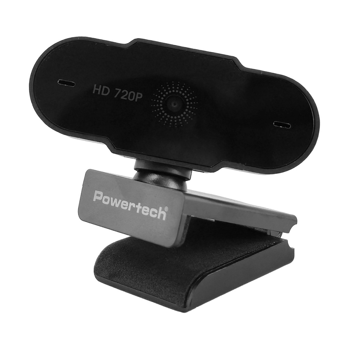 POWERTECH web camera PT-1426, 0.9MP, 720p HD, fixed εστίαση, 1.5m, μαύρη