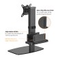 POWERTECH βάση γραφείου οθόνης PT-1449 με βάση mini PC, 17-32", έως 8kg