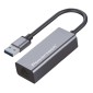 POWERTECH αντάπτορας δικτύου PT-1454, USB, 1000Mbps Ethernet, γκρι