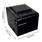 POWERTECH θερμικός εκτυπωτής αποδείξεων PT-1506, USB/Ethernet/Serial, auto cutter, μαύρος
