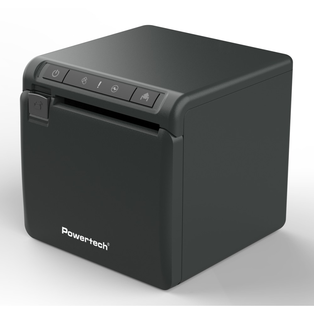 POWERTECH θερμικός εκτυπωτής αποδείξεων PT-1507, USB/Ethernet/Serial, auto cutter, μαύρος