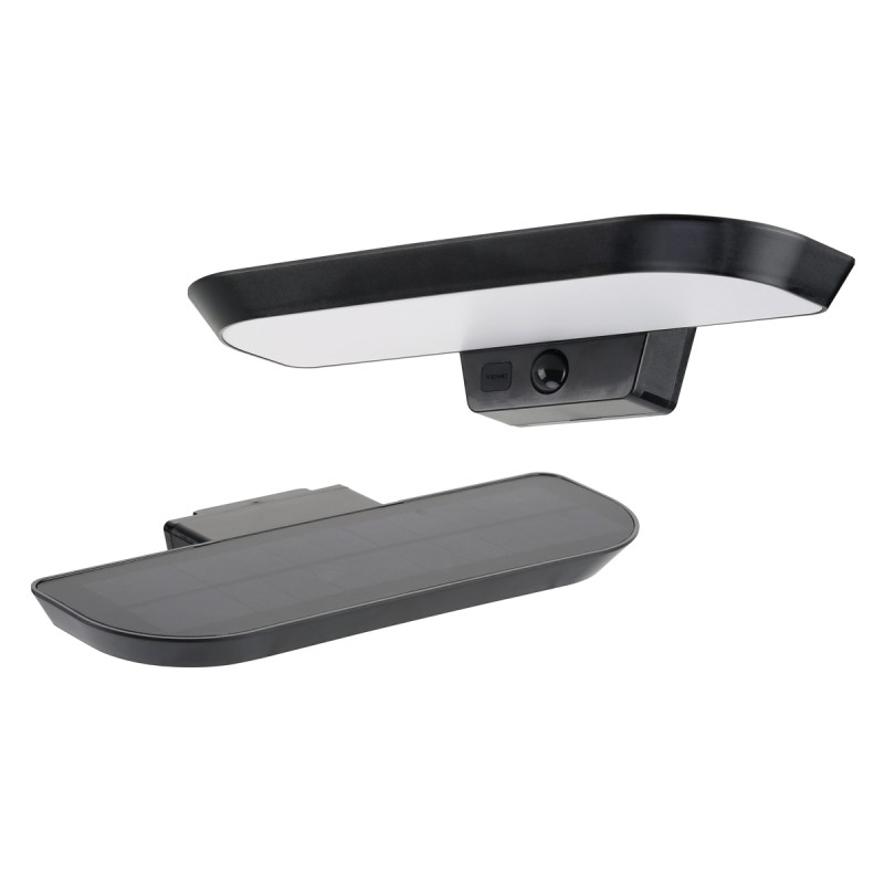POWERTECH LED ηλιακό φωτιστικό PT-1516 με αισθητήρα κίνησης, 6W, 2000mAh, μαύρο