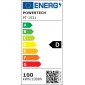 POWERTECH LED φωτιστικό καμπάνα PT-1531, 100W, 6500K, Φ30x11cm, IP65, μαύρο