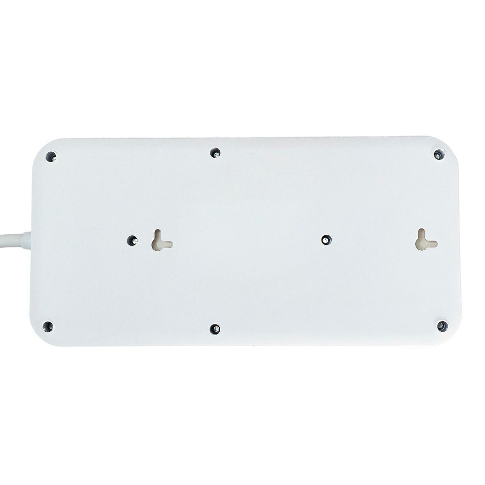 POWERTECH πολύπριζο ασφαλείας PT-1534, 8 θέσεων, 16A, 1.5m, λευκό