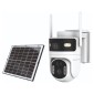 POWERTECH smart ηλιακή κάμερα PT-1547, dual lens, 4MP, 4G, PTZ, SD, IP65