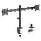 POWERTECH βάση γραφείου για 2x οθόνες PT-1552, 17-32", έως 10kg