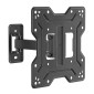POWERTECH επιτοίχια βάση τηλεόρασης PT-1555, 23-43", έως 30kg, full motion