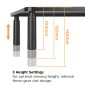 POWERTECH επιτραπέζια βάση οθόνης/laptop PT-1568, 13-32", έως 20kg