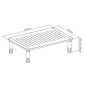 POWERTECH επιτραπέζια βάση οθόνης/laptop PT-1568, 13-32", έως 20kg