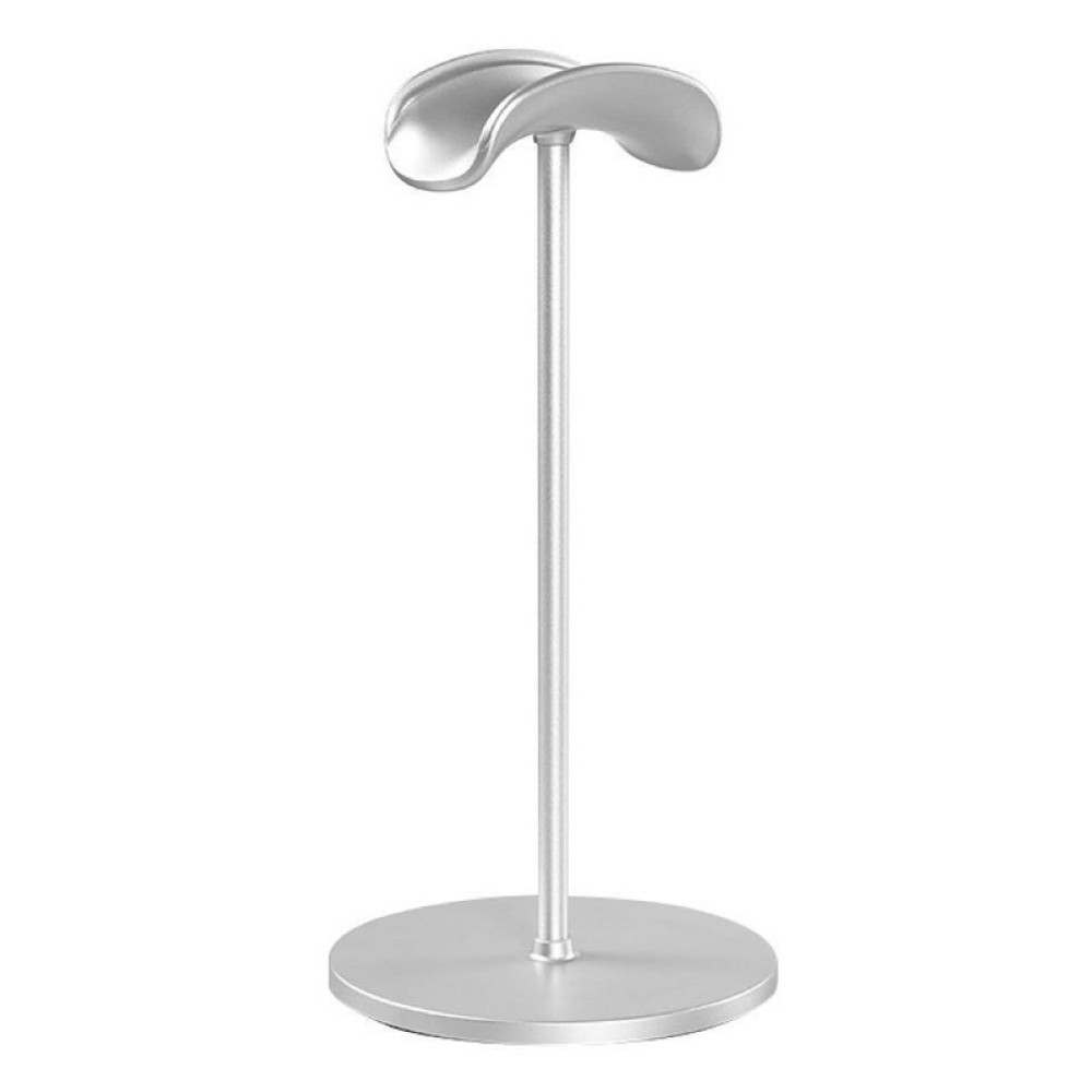 POWERTECH επιτραπέζια βάση ακουστικών PT-1580, ασημί