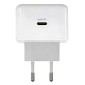 POWERTECH φορτιστής τοίχου PT-1581 με καλώδιο, USB-C, 40 έως 60W, GaN, AVS, λευκός