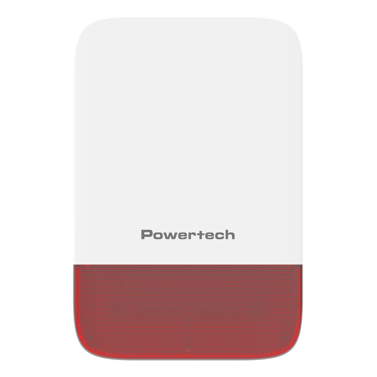 POWERTECH σειρήνα PT-1608, εξωτερικού χώρου, IP65, 433MHz, 120dB, 5000mAh, κόκκινη