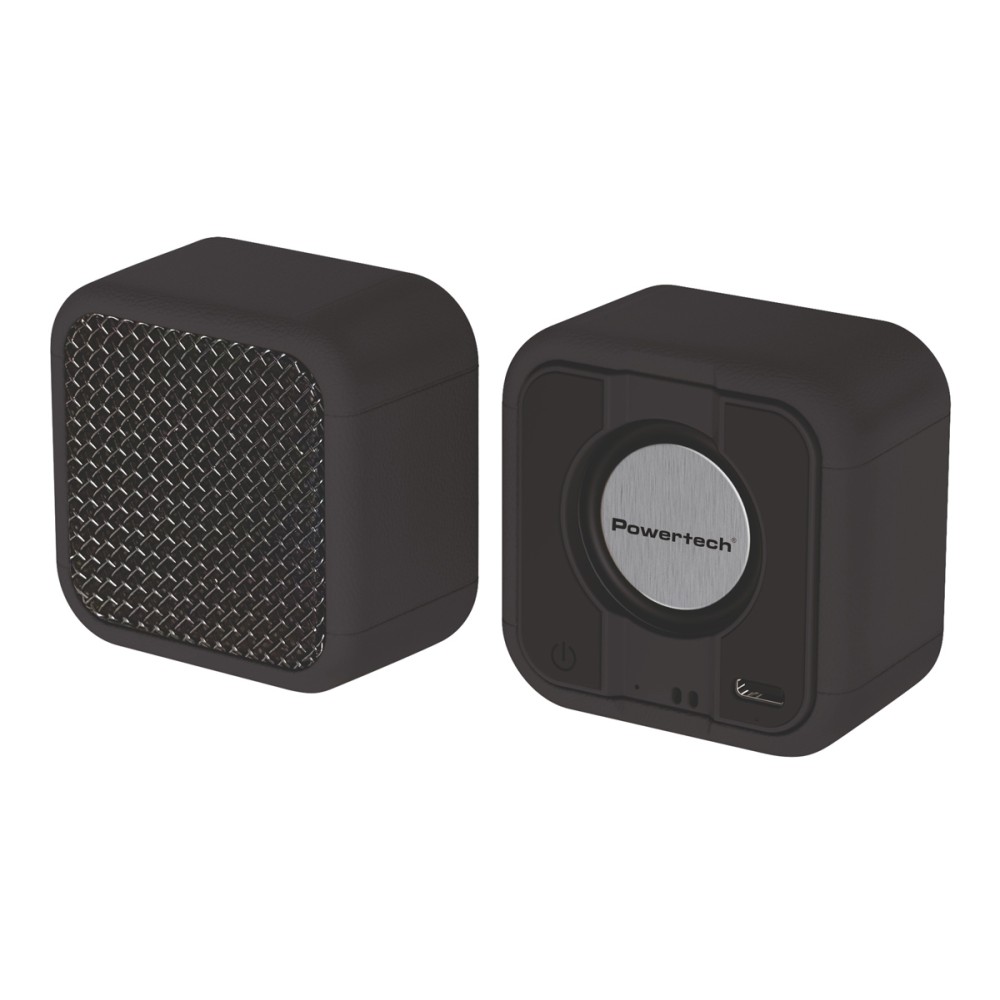 POWERTECH μίνι φορητό ηχείο PT-1626, μαγνητικό, 5W, Bluetooth, 400mAh, μαύρο