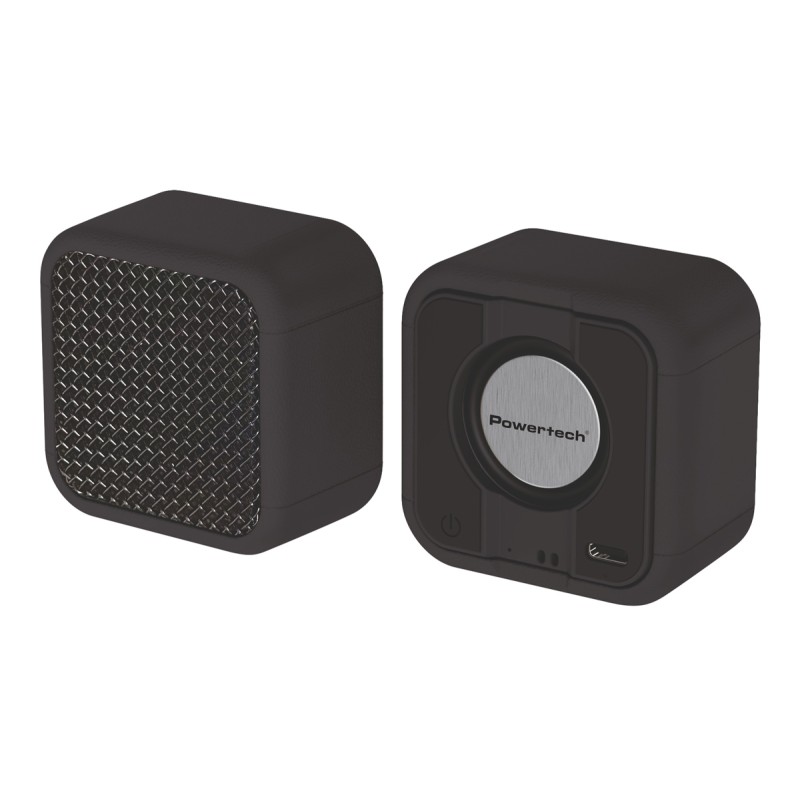 POWERTECH μίνι φορητό ηχείο PT-1626, μαγνητικό, 5W, Bluetooth, 400mAh, μαύρο