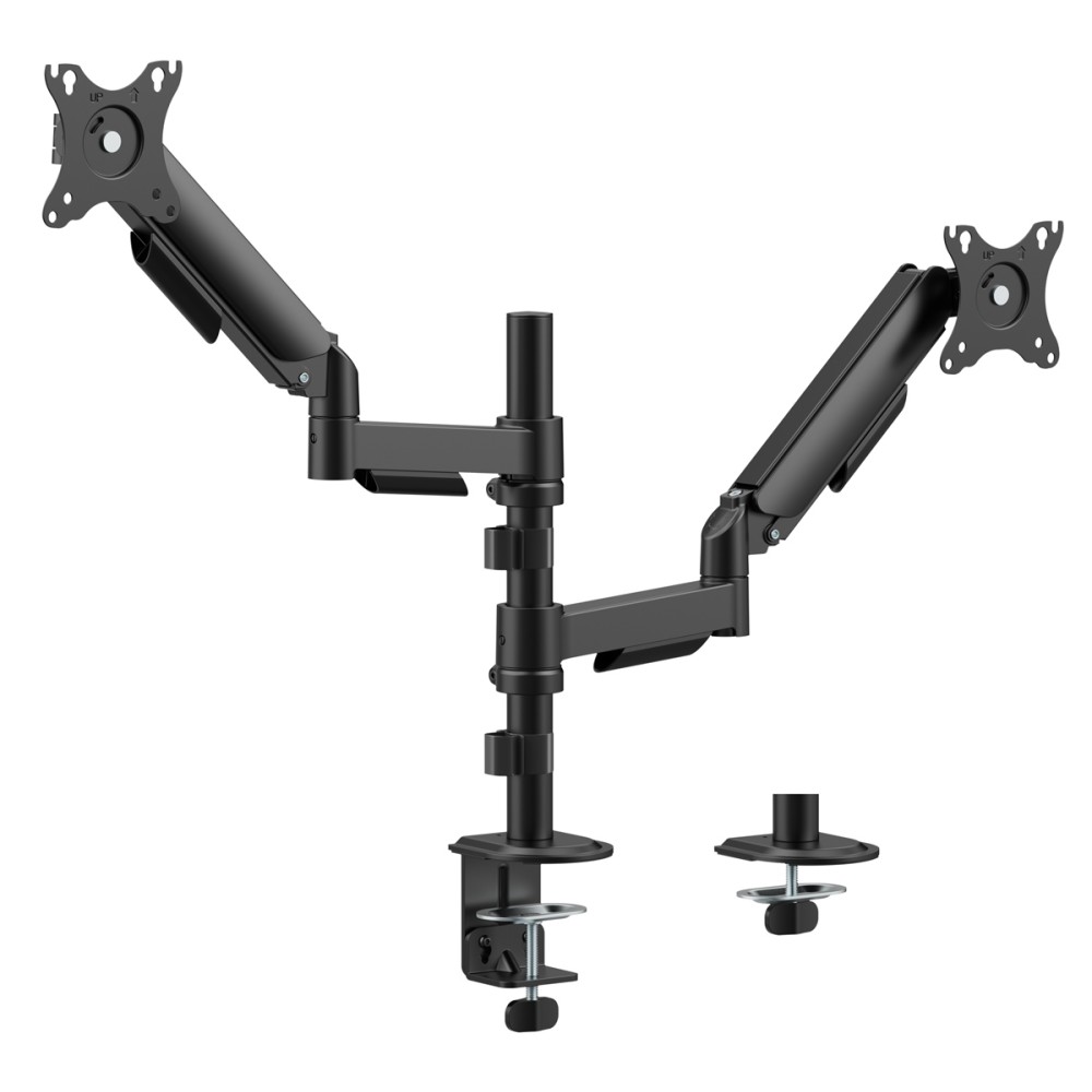 POWERTECH βάση γραφείου για 2x οθόνες PT-1628, 17-32", έως 9kg