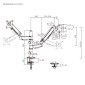 POWERTECH βάση γραφείου για 2x οθόνες PT-1628, 17-32", έως 9kg