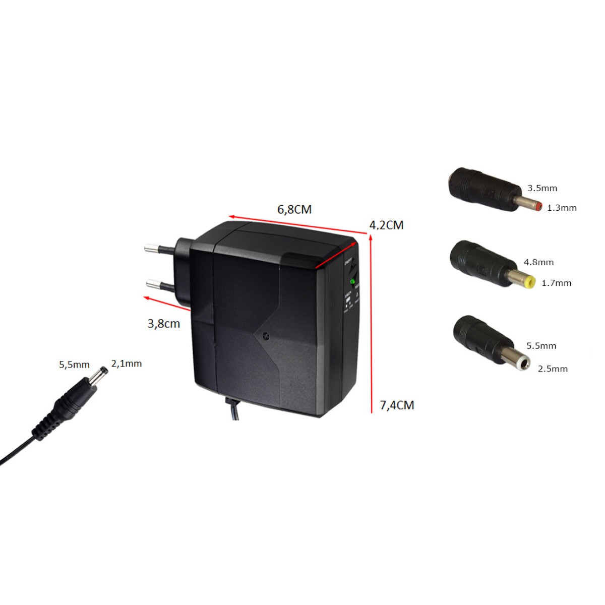 POWERTECH Mini DC UPS PT-749 με μπαταρία 2600mAh, 12V, 2.1A