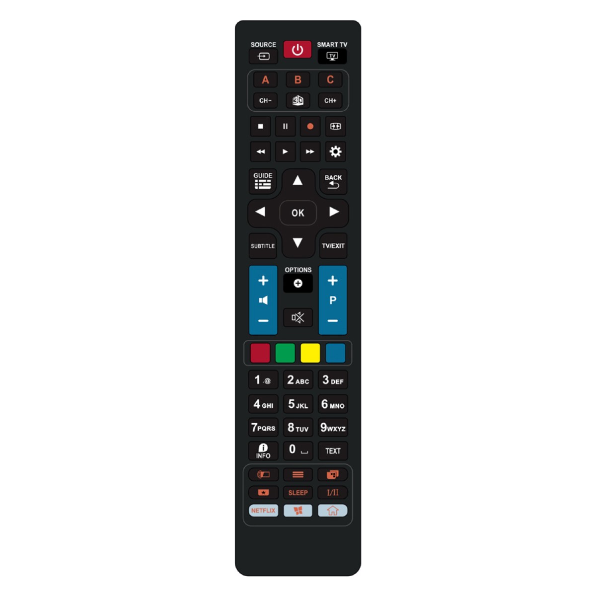POWERTECH Τηλεχειριστήριο PT-832 για τηλεοράσεις Philips