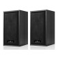 POWERTECH ηχεία Premium sound PT-845 από ξύλο, 2x 3W, 3.5mm, μαύρα