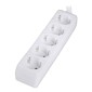 POWERTECH πολύπριζο PT-871, 5x schuko, 16A, 3m, λευκό