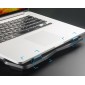 POWERTECH Βάση & ψύξη laptop PT-930, έως 15.6", 2x 125mm fan, LED, μαύρο