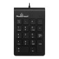 POWERTECH ενσύρματο αριθμητικό πληκτρολόγιο PT-938, USB, μαύρο