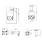 LONGSE IP κάμερα PT4A118XIGL500, 5.35-96.3mm, 5MP, PTZ, IP66, PoE