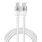 POWERTECH καλώδιο USB-C σε Lightning PTR-0127, PD 20W, copper, 1m, λευκό