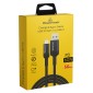 POWERTECH καλώδιο USB σε USB-C PTR-0134 PD 60W, 5Gbps, copper, 1m, μαύρο