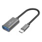 POWERTECH αντάπτορας USB-C σε USB 3.0 PTR-0146, 10 Gbps, γκρι