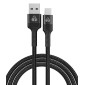 POWERTECH καλώδιο micro USB σε USB PTR-0170, 12W 2.4A, copper, 1.5m, μαύρο