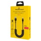POWERTECH καλώδιο USB-C σε USB PTR-0197 με spiral καλώδιο, PD 60W, 480Mbps, 1m, μαύρο