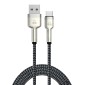 POWERTECH καλώδιο USB-C σε USB PTR-0199, PD 60W, 480Mbps, 1m, μαύρο/γκρι