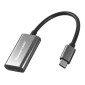 POWERTECH αντάπτορας USB-C σε HDMI PTR-0208, 4K/30Hz, 10 Gbps, γκρι
