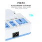RELIFE σταθμός φόρτισης RL-309H, USB/3x USB-C/3x DC/wireless, 72W, λευκός