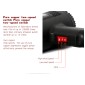 SUNSHINE πιστόλι θερμού αέρα RS-1800D, 2 ταχύτητες, LCD, 1800W, μαύρο