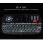 RIITEK ασύρματο mini πληκτρολόγιο i4, backlit, Bluetooth & 2.4GHz, μαύρο