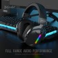 SADES gaming headset Defender, ασύρματα & ενσύρματα, 50mm, 1050mAh, RGB, multi-platform, μαύρο