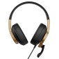 SADES gaming headset UPOWER, 3.5mm σύνδεση, 40mm, μαύρο/χρυσό